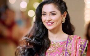 Hania Amir with innocent face but bold dressing