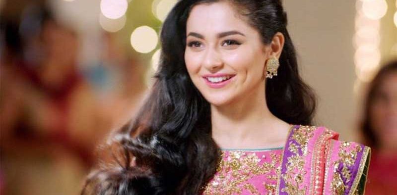 Hania Amir with innocent face but bold dressing