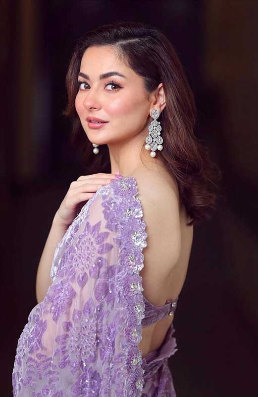 Hania Amir in saree