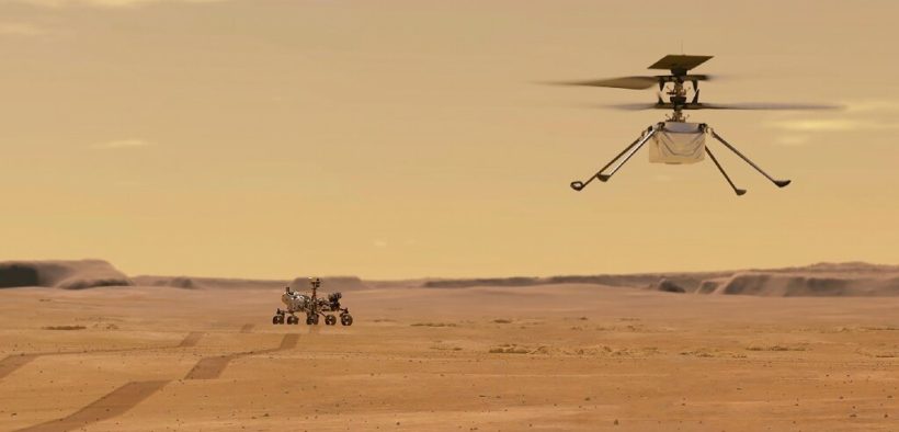 NASA-helicopter-mars-lands