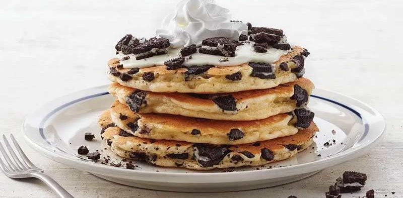 Oreo Filled Pancakes