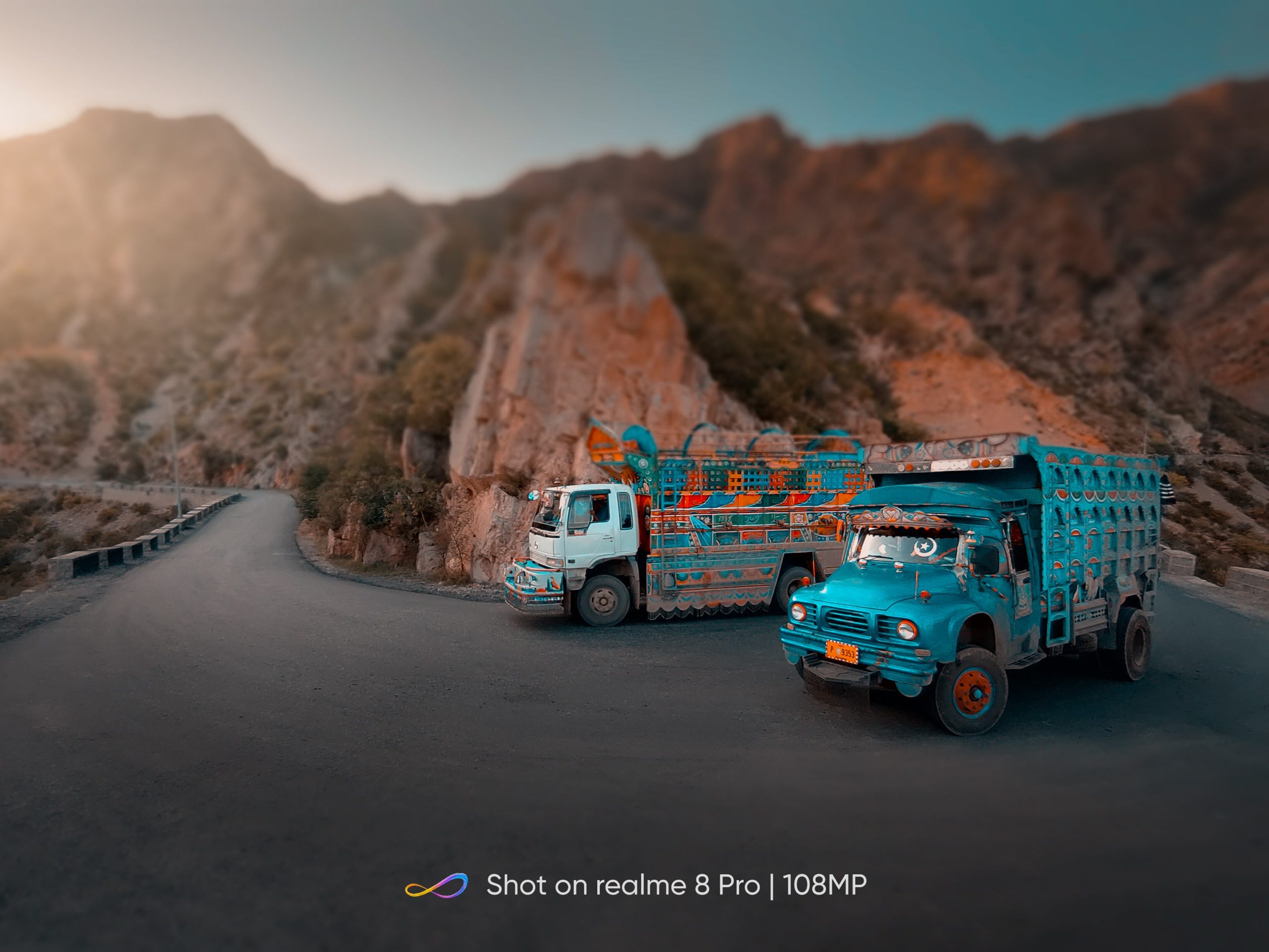 trucks-on-mountain-road