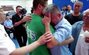 Father reunites with son after 24 years