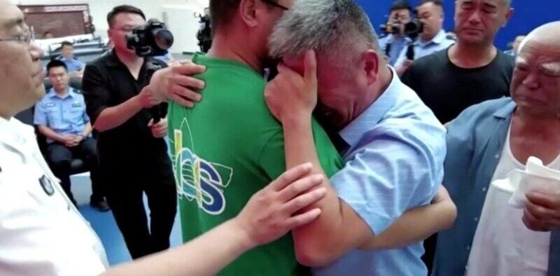 Father reunites with son after 24 years