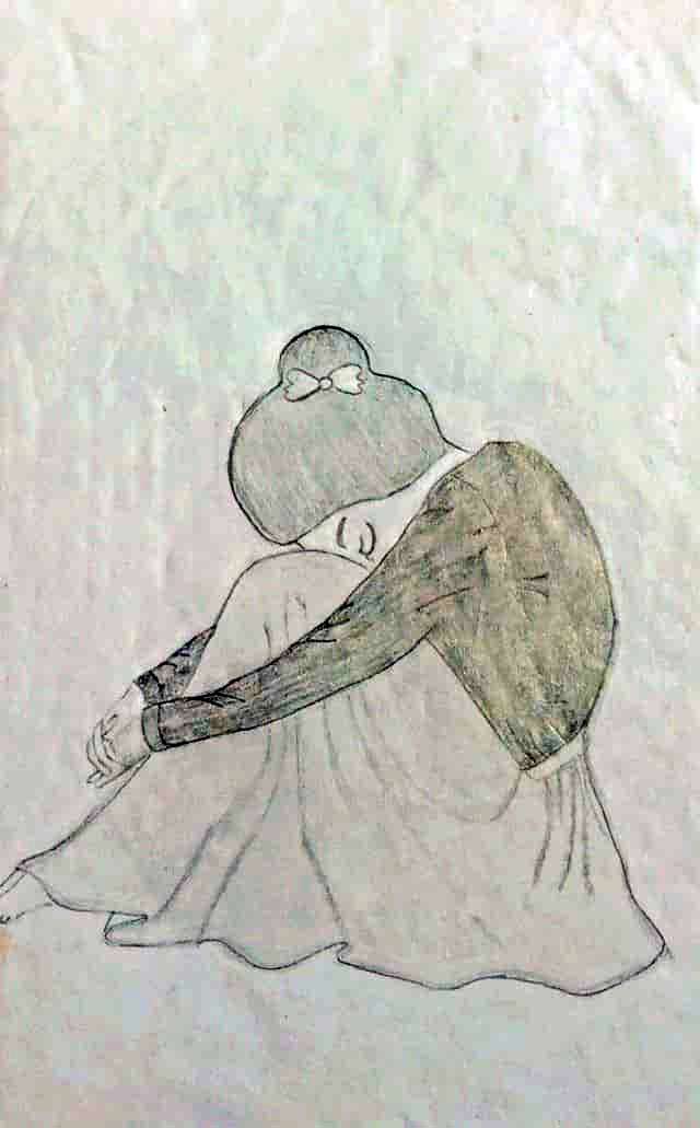 Sad-Girl-Pencil-Sketch