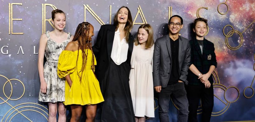 Angelina Jolie attributes her children