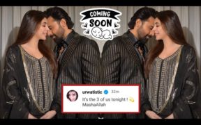 Urwa and Farhan announce their first pregnancy