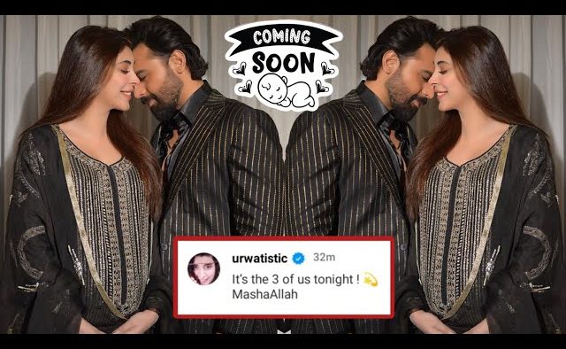 Urwa and Farhan announce their first pregnancy