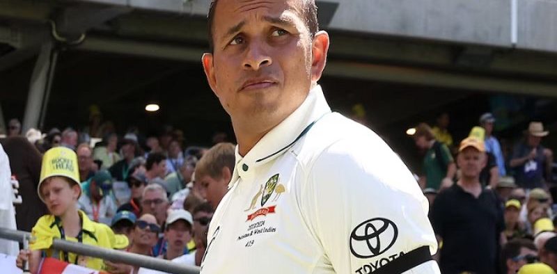 Australian cricketer Usman Khawaja wears black armband in Gaza protest