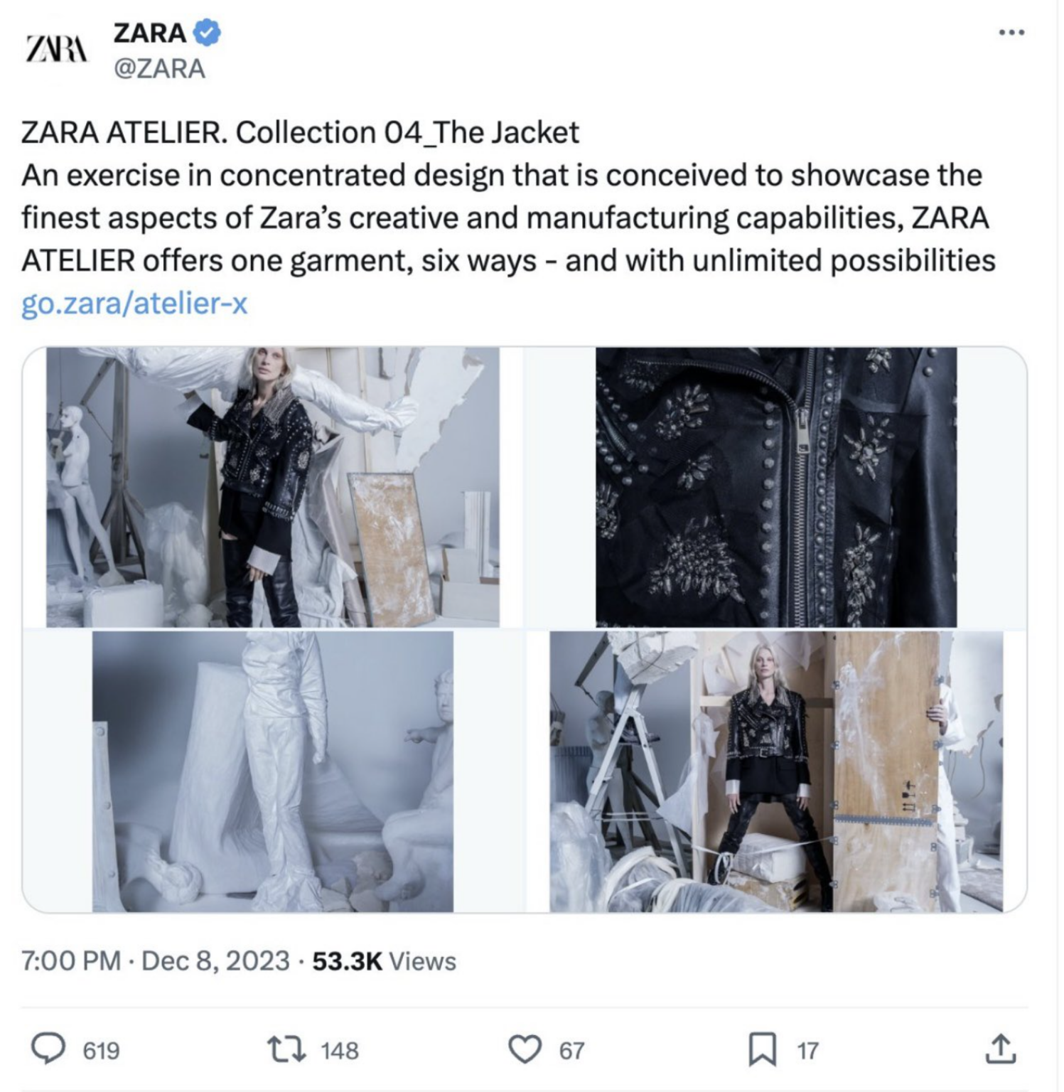  Zara of exploiting Gaza genocide for ad campaign