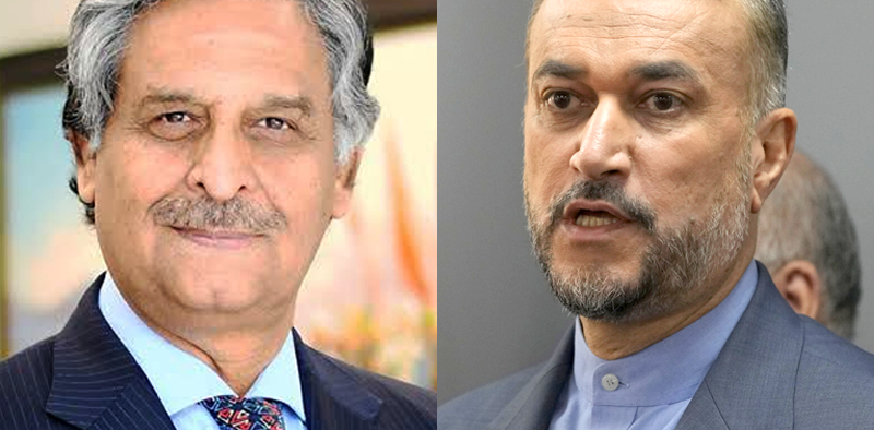 To ease tensions, Jilani speaks with his Iranian counterpart
