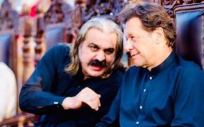 An arrest warrant for Gandapur was issued in 2021 for breaking AJK election regulations