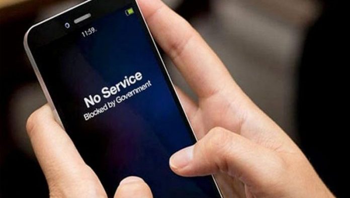 In Pakistan, mobile phone services have been suspended