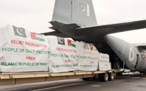 Pakistan delivers Gaza its fifth installment of humanitarian aid