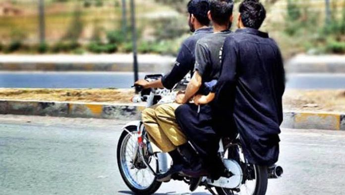 Riding a motorcycle on any flyover in Rawalpindi is forbidden