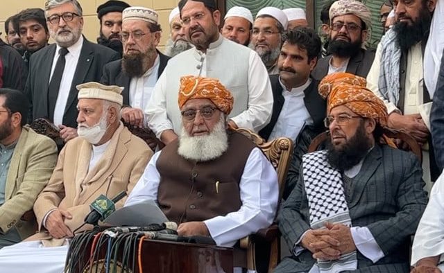 Fazl challenges Nawaz to stand with him in opposition to the election results