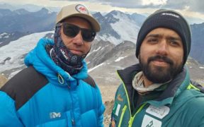 Pakistani mountain climbers successfully reach the highest peak in South America