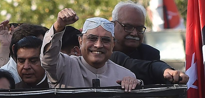 Pakistani President Asif Ali Zardari wins a second term in office