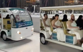New Smart Golf Cart Service for Tawaf During Ramadan Ease for Pilgrims with Special Needs