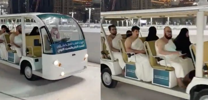 New Smart Golf Cart Service for Tawaf During Ramadan Ease for Pilgrims with Special Needs