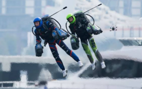 Thrilling Milestone Dubai's Inaugural Jet Suit Race Sets New Heights in Extreme Sports