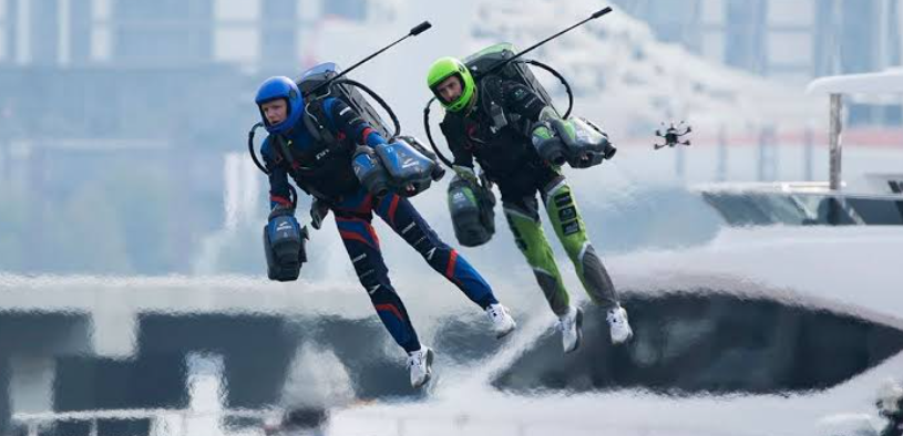 Thrilling Milestone Dubai's Inaugural Jet Suit Race Sets New Heights in Extreme Sports