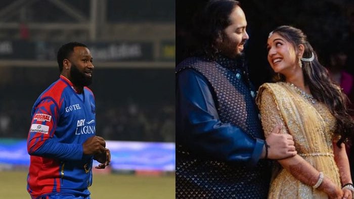 Kieron Pollard of the Karachi Kings departs from PSL 9 to go to Mukesh Ambani's son's wedding in India