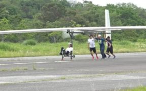 This flying bicycle can take off just by pedaling