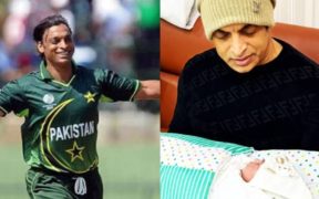 A third child, a female, has been announced by Shoaib Akhtar!