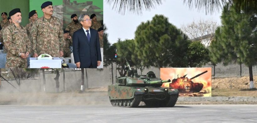 Modern HAIDER tank unveiled by COAS at Heavy Industries Taxila