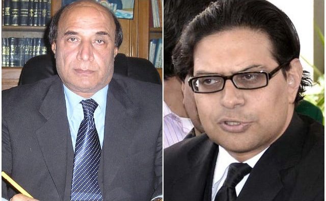 Latif Khosa and Salman Akram Raja, two PTI leaders, were arrested in Lahore