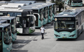 300 electric buses, the first batch, will be dispatched from China