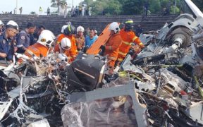 In a Malaysian mid-air helicopter disaster, ten people died