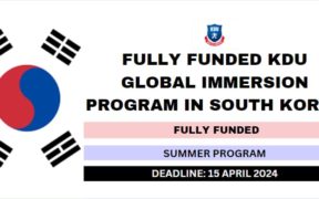 Fully Funded Global Immersion Progarm in South Korea