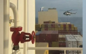 Pakistanis on board an Israeli cargo ship are "freed" by Iran