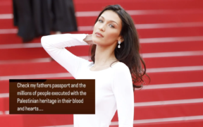 Israeli Minister gets criticized by Bella Hadid