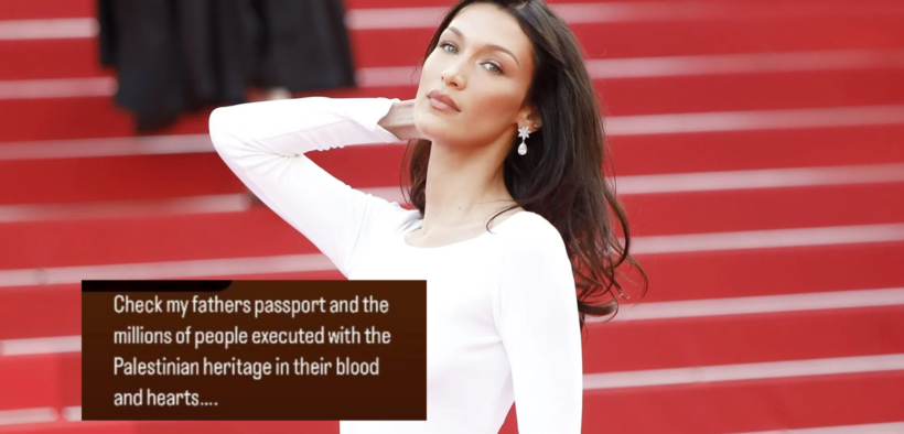 At Cannes, Bella Hadid honors Palestinian resistance