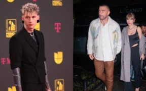 MGK refers to Travis Kelce as his "bro" and Taylor Swift as a "saint"