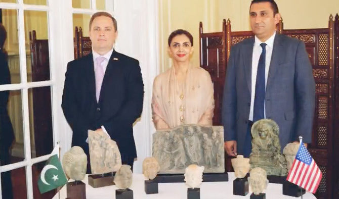 Million-dollar stolen artifacts from the US are returned to Pakistan