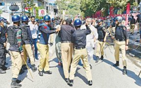 Cop shoots dead in AJK as anti-inflation protests become violent