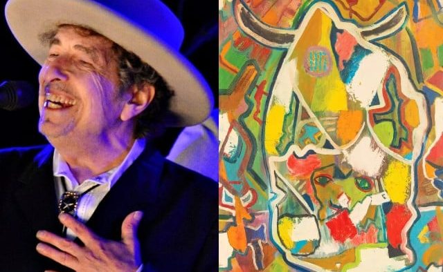 Bob Dylan's masterwork in abstract art brings about $200K at auction