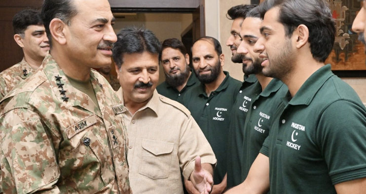 COAS Commends Pakistan Hockey Team at GHQ Sultan Azlan Shah Cup 2024