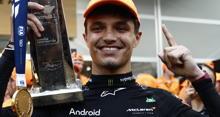 Norris Clinches First F1 Victory in Miami Grand Prix Upset Verstappen Dethroned