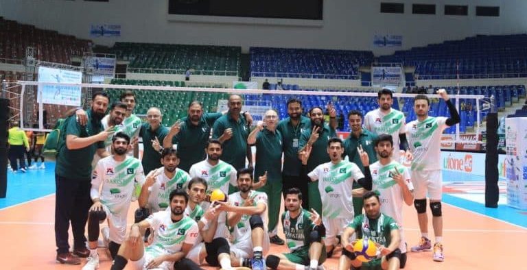 Pakistan Volleyball Team Reaches CAVA League Final After Dominant Win Over Kyrgyzstan