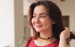 Stunning Hania Aamir Dazzles in Red Saree at Cousin's Wedding
