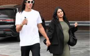 Vanessa Hudgens shows off her growing baby bulge in the most recent photo