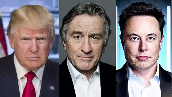 Donald Trump is saved by Elon Musk following Robert De Niro's "Hitler" attack