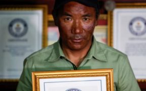 For the 30th time ever, a Nepali sherpa climbs Mount Everest