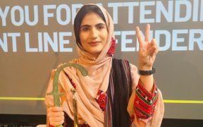 Sammi Deen Baloch of Pakistan wins an international prize for her human rights advocacy