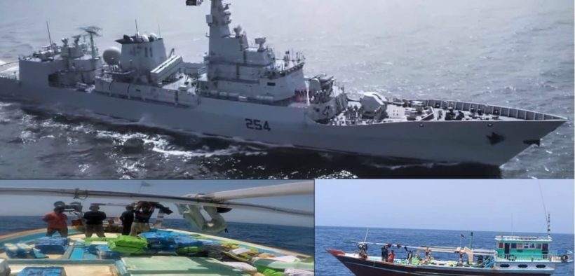 Big drug smuggling attempt in the Arabian Sea foiled by the Navy